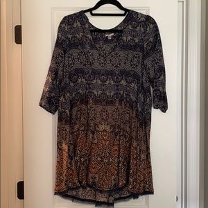 Boho-printed dress from Urban Outfitters